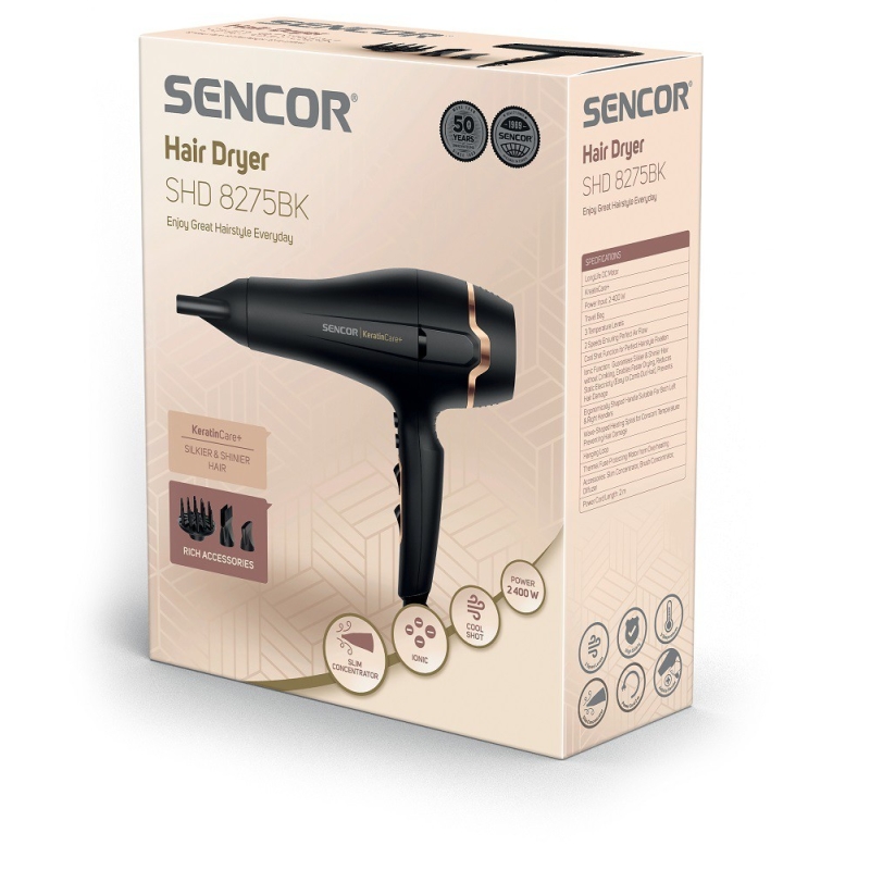 Föön Sencor SHD8275BK, must - Image 6