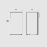 Külmik Scandomestic SKB182W - Image 3