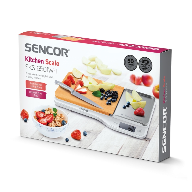 Köögikaal-lõikelaud Sencor SKS6501WH - Image 6