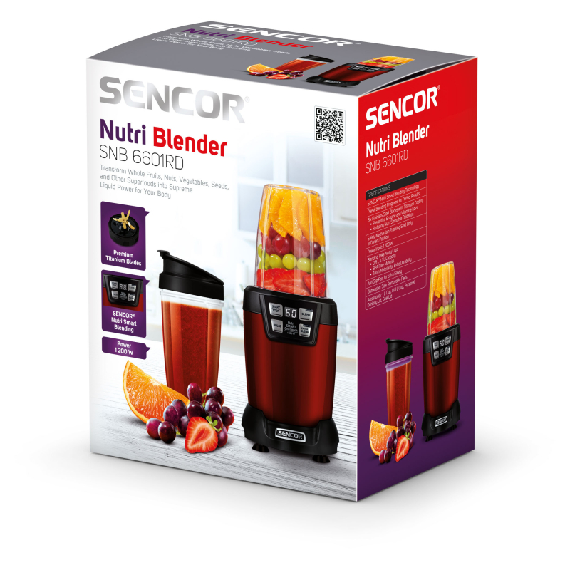 Nutri-blender Sencor SNB6601RD, punane - Image 4