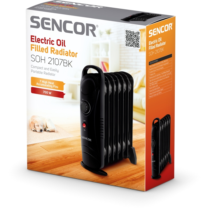 Õliradiaator Sencor SOH2107BK, must - Image 6