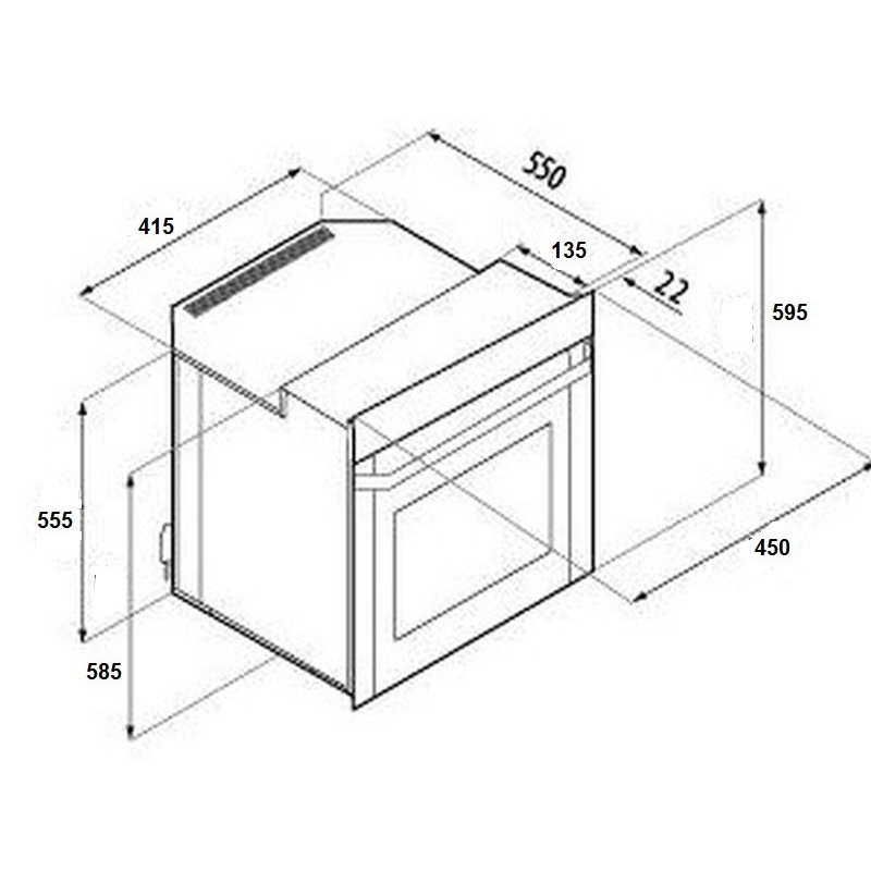 Integreeritav ahi Starkke STD45IX - Image 2