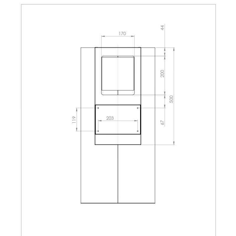 Õhupuhastaja Ciarko Design Tubus Isola Long SmartLink valge - Image 4