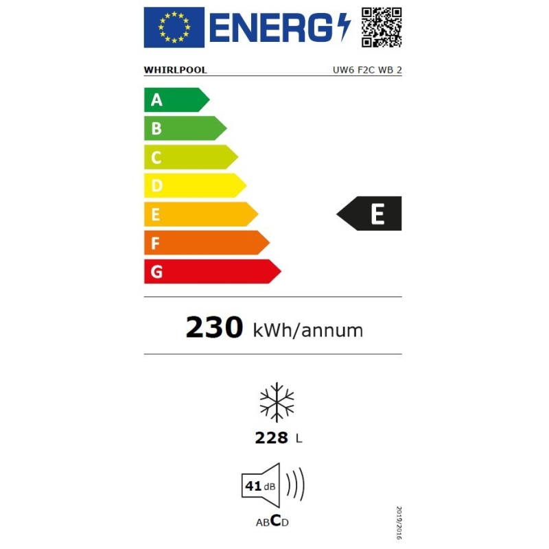 Sügavkülmik Whirlpool UW6F2CWB2 No-Frost - Image 5