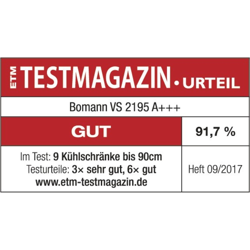 Jahekülmik Bomann VS2195W, valge - Image 7