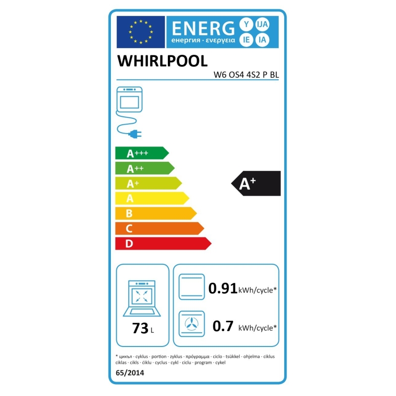 Integreeritav ahi Whirlpool W6OS44S2PBL - Image 5
