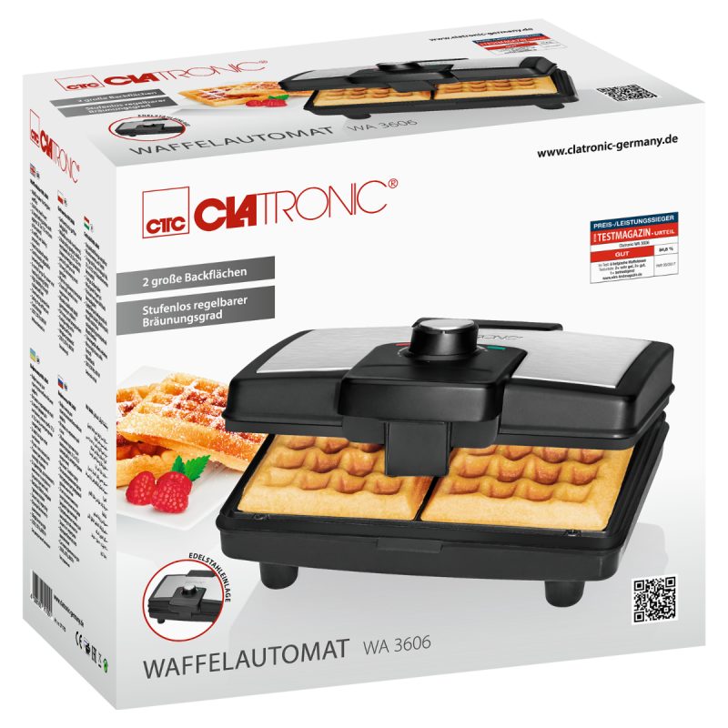 Vahvliküpsetaja Clatronic WA3606 - Image 6