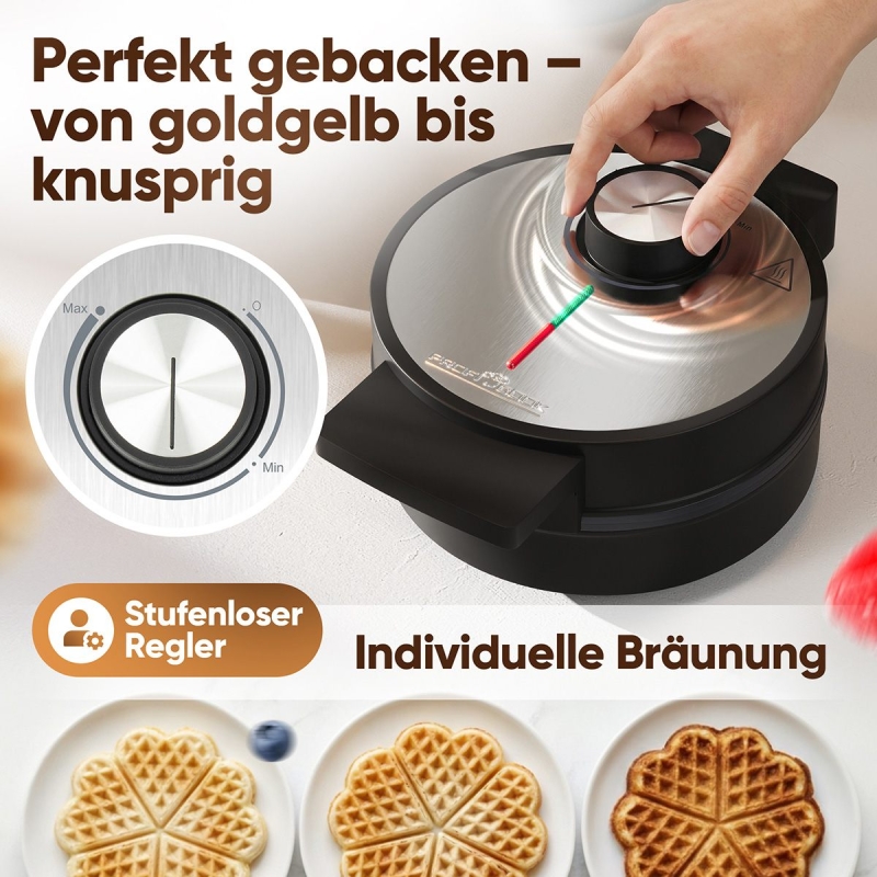 Vahvliküpsetaja Proficook PCWA1314 - Image 6