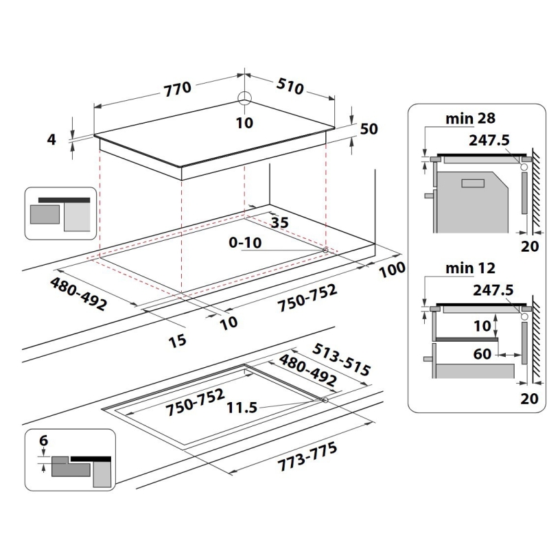 Induktsioonplaat Whirlpool WFS1577CPNE - Image 6