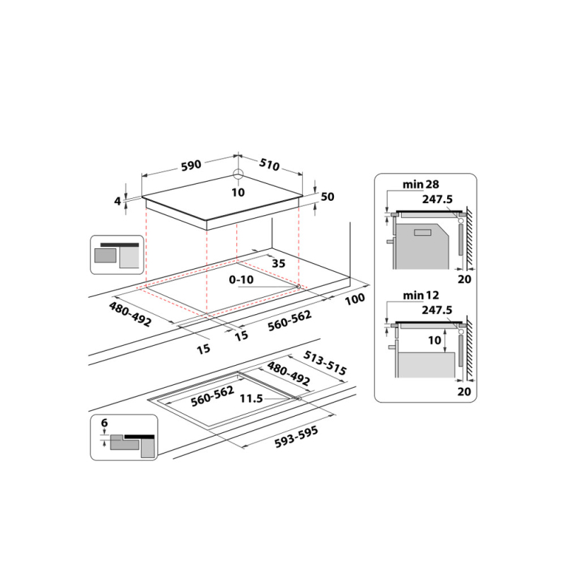 Induktsioonplaat Whirlpool WTX6019DCF - Image 6