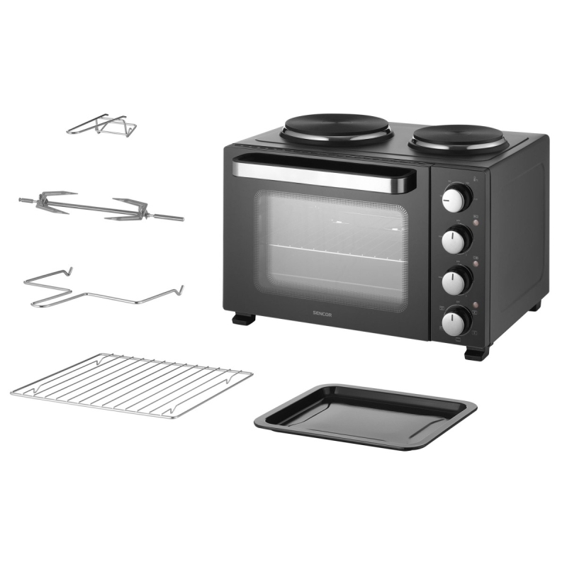 Sencor SEO3500BK lauaahi 2 keedualaga, must 35 l - Image 6
