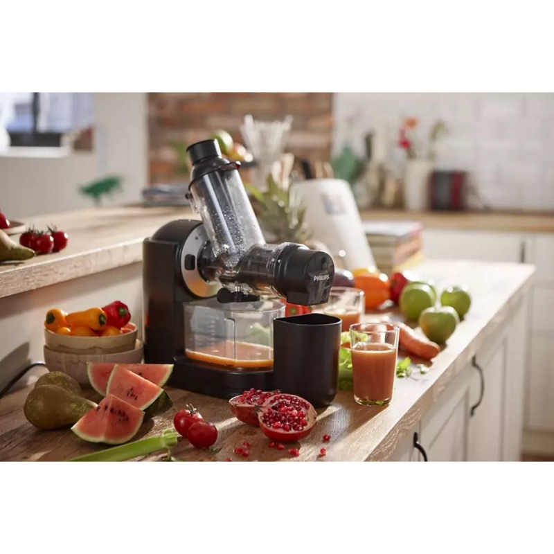 Philips HR1889/70 Viva Collection aeglane mahlapress must - Image 5
