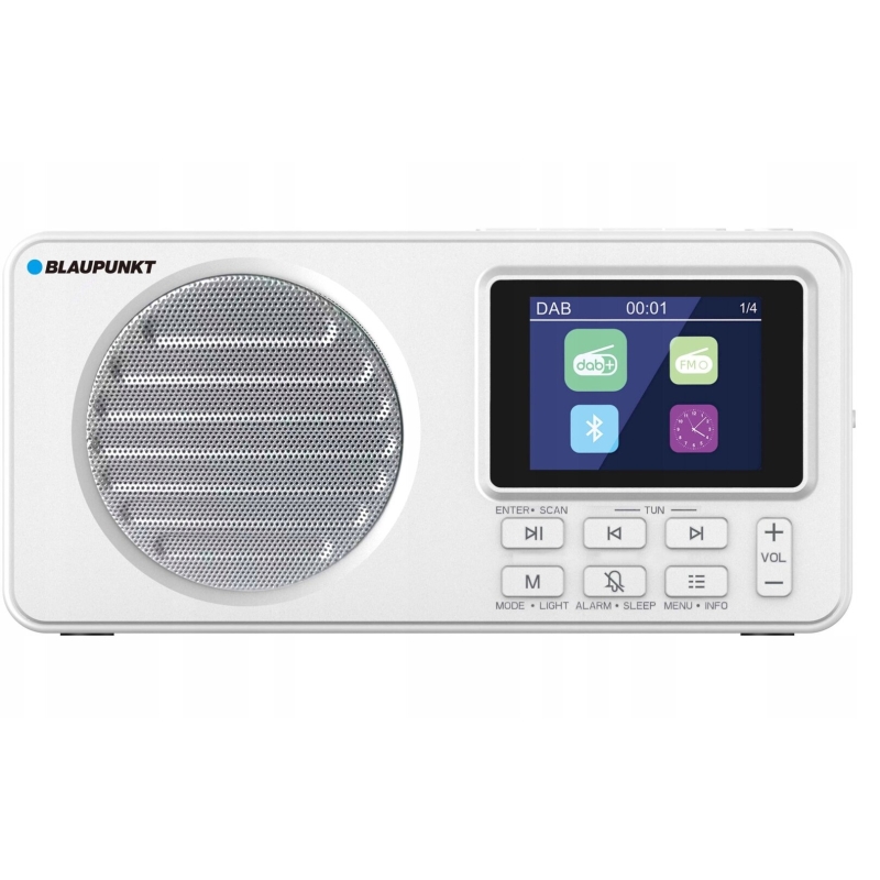 Blaupunkt DR6WH kaasaskantav DAB+ raadio valge