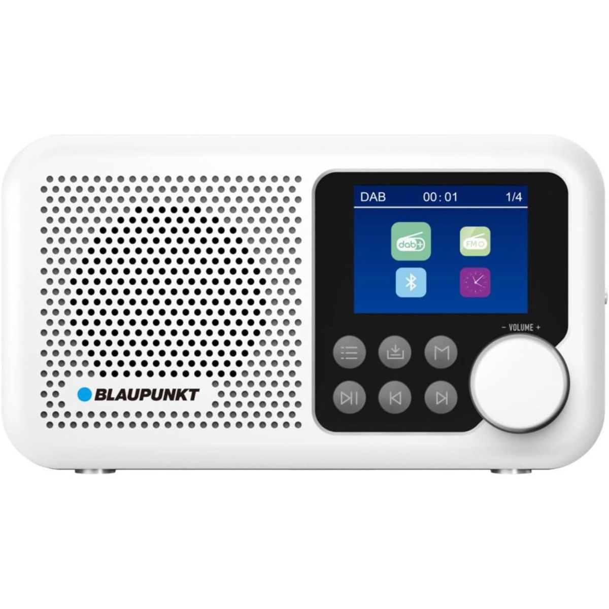 Blaupunkt DR8WH kaasaskantav DAB+ raadio valge