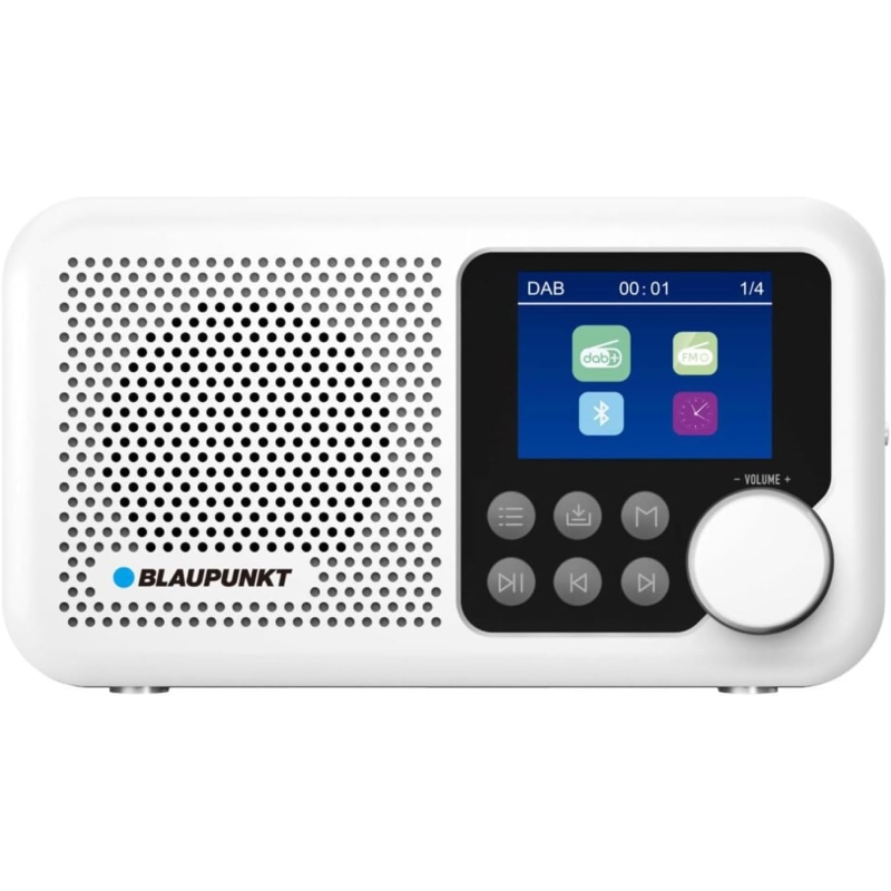 Blaupunkt DR8WH kaasaskantav DAB+ raadio valge