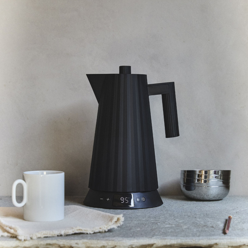 Veekeetja temperatuuri näidikuga, Alessi Plissé 1,7 L, Must - Pilt 5