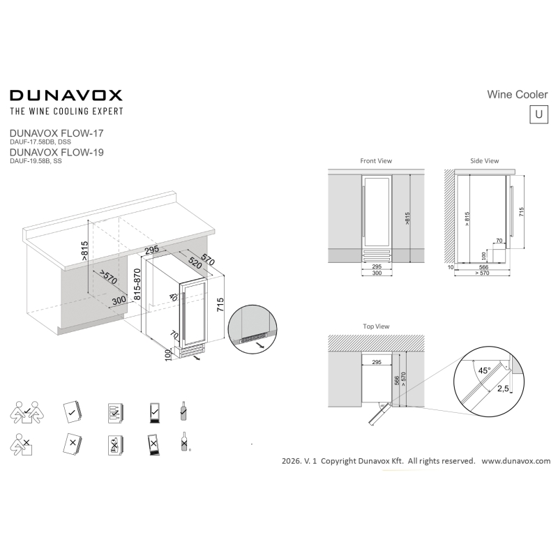Veinikülmik Dunavox DAUF-17.58DMB Flow - Pilt 5