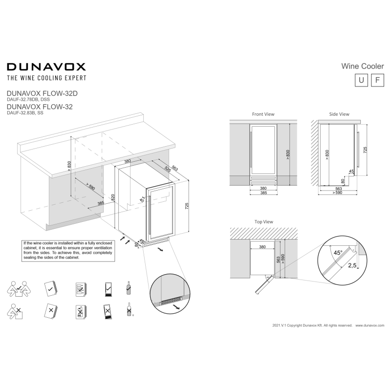 Veinikülmik Dunavox DAUF-32.78DB - Pilt 3