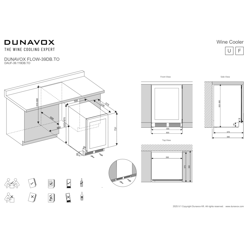 Veinikülmik Dunavox DAUF-39.119DB.TO - Pilt 4