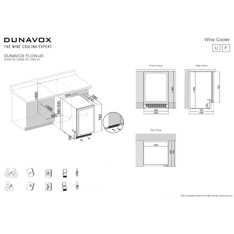 Veinikülmik Dunavox DAUF-45.125DB.TO - Pilt 5