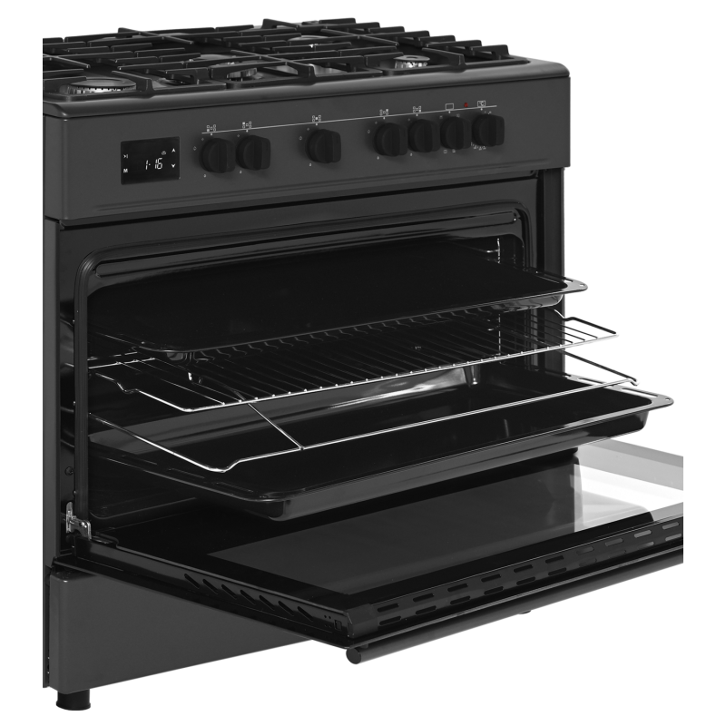 Gaasipliit elektriahjuga Ravanson KWGEK90 Chef Modern black - Pilt 2