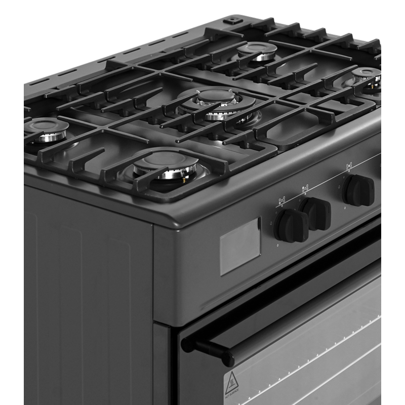 Gaasipliit elektriahjuga Ravanson KWGEK90 Chef Modern black - Pilt 3