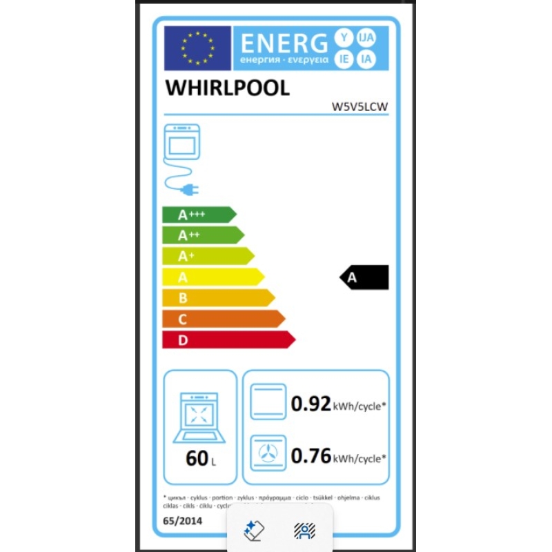 Keraamiline pliit Whirlpool W5V5LCW - Pilt 6