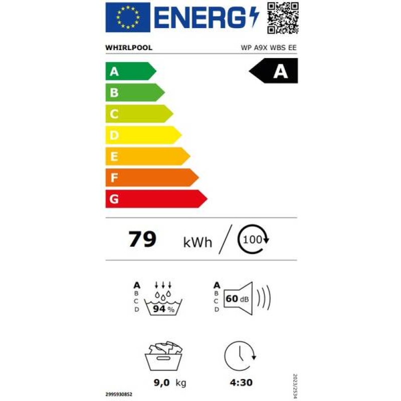 Pesukuivati Whirlpool WPA9XWBSEE - Pilt 6