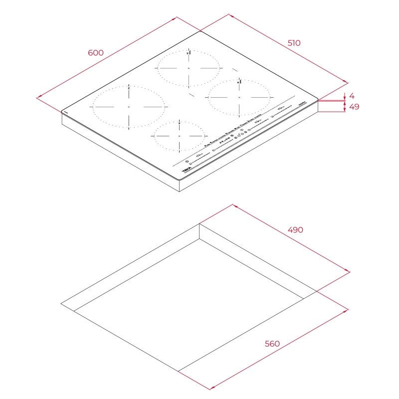 Induktsioonplaat Teka IZC 64630 MasterSense valge - Pilt 5