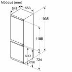 Integreeritav külmik Bosch KIN96VFD0 - Pilt 6