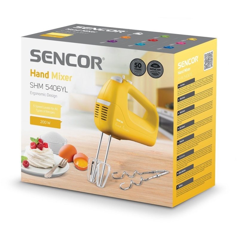 Mikser Sencor SHM5406YL, kollane - Pilt 3