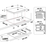 Induktsioonplaat Whirlpool WBS2560NEBM, matt must - Pilt 6